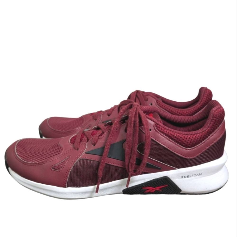 Reebok Red FuelFoam Athletic active fitness sneakers mens 12.5